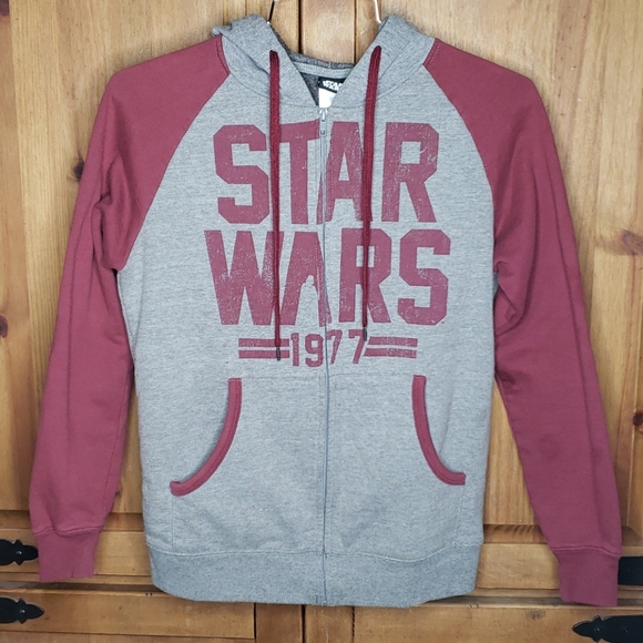 Star Wars Retro Logo 1977 Full Zip Hoodie